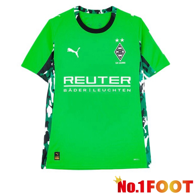 Soccer Jersey Monchengladbach Away Green 2025/2026
