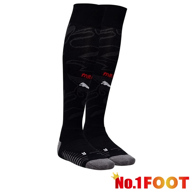 Soccer Socks AC Milan Home Black 2025/2026
