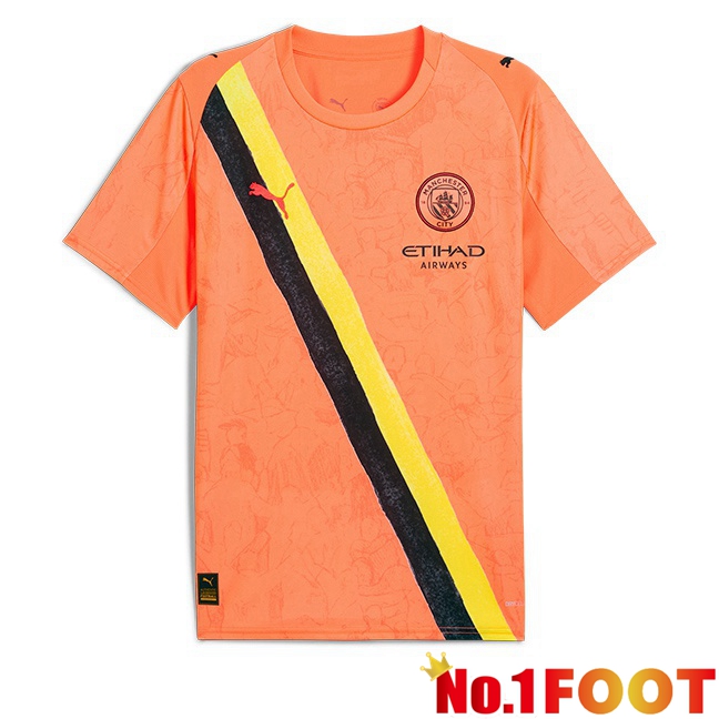 Soccer Jersey Manchester City Club World Cup Goalkeeper Orange 2025/2026
