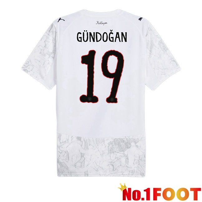 Soccer Jersey Manchester City Club World Cup (Ilkay Gündoğan 19) Home White 2025/2026