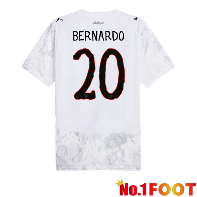 Soccer Jersey Manchester City Club World Cup (Bernardo Silva 20) Home White 2025/2026