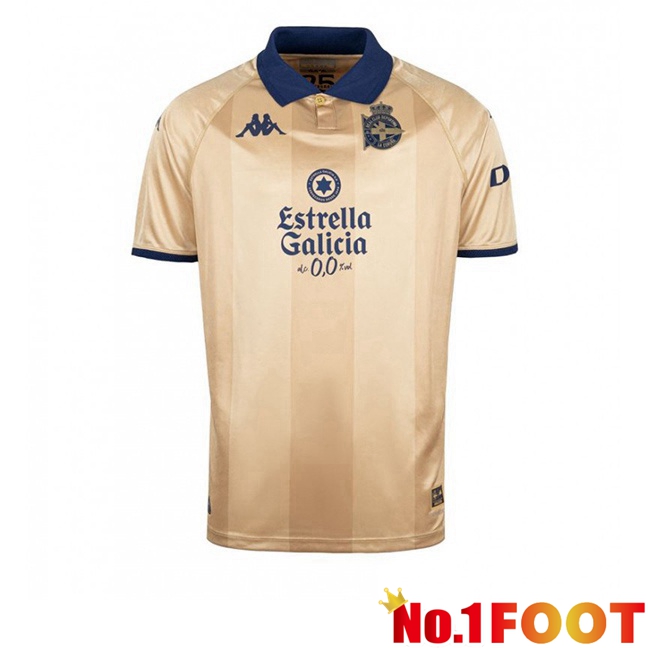 Soccer Jersey Deportivo De La Coruna Édition 25e Anniversaire Yellow