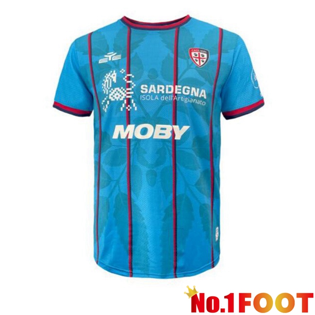 Soccer Jersey Cagliari Calcio Third Blue 2025/2026
