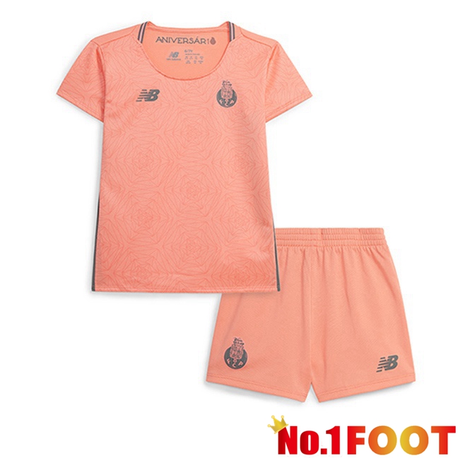 Soccer Jersey FC Porto Kids Away Pink 2025/2026