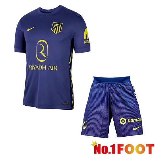 Soccer Jersey Atletico Madrid Kids Away 2025/2026