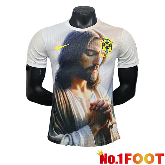 Soccer Jersey Brazil Special Edition White 2025/2026