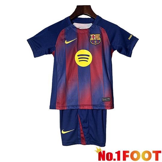 Soccer Jersey Barcelona Kids Home 2025/2026