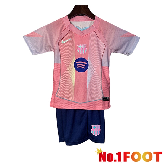 Soccer Jersey Barcelona Kids Special Edition Pink 2025/2026