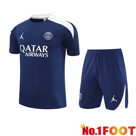 kit Training T Shirt PSG Kids Blue/White 2025/2026