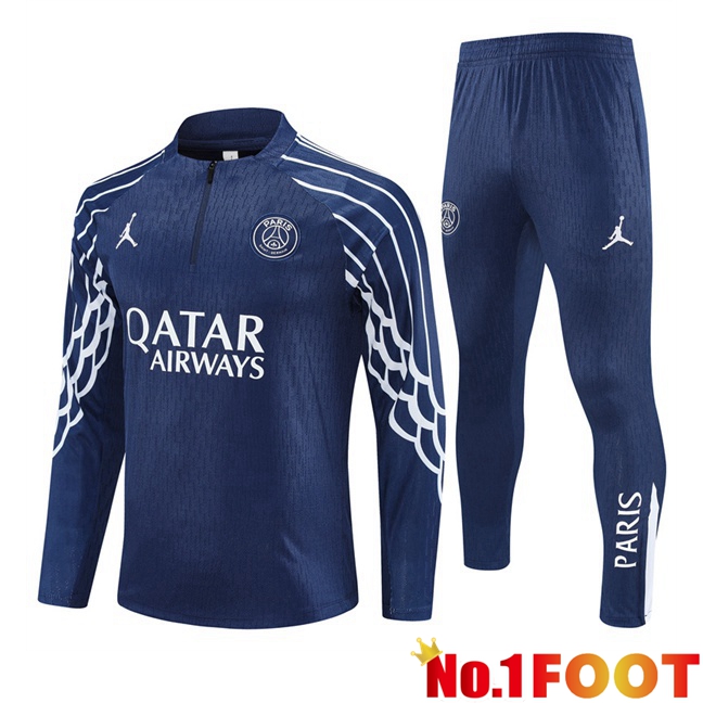 kit Training Tracksuit Jordan Paris PSG Blue Royal 2025/2026