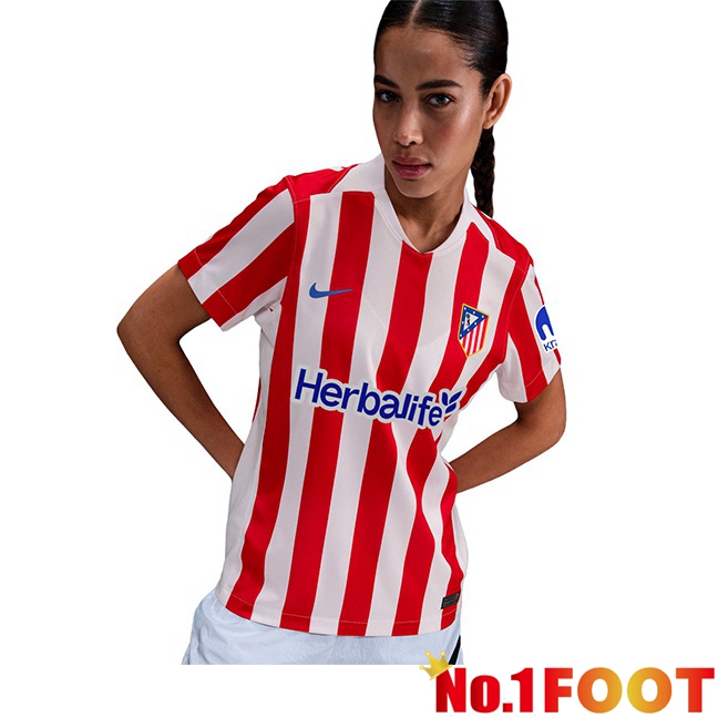 Soccer Jersey Atletico Madrid Women Home Red 2025/2026