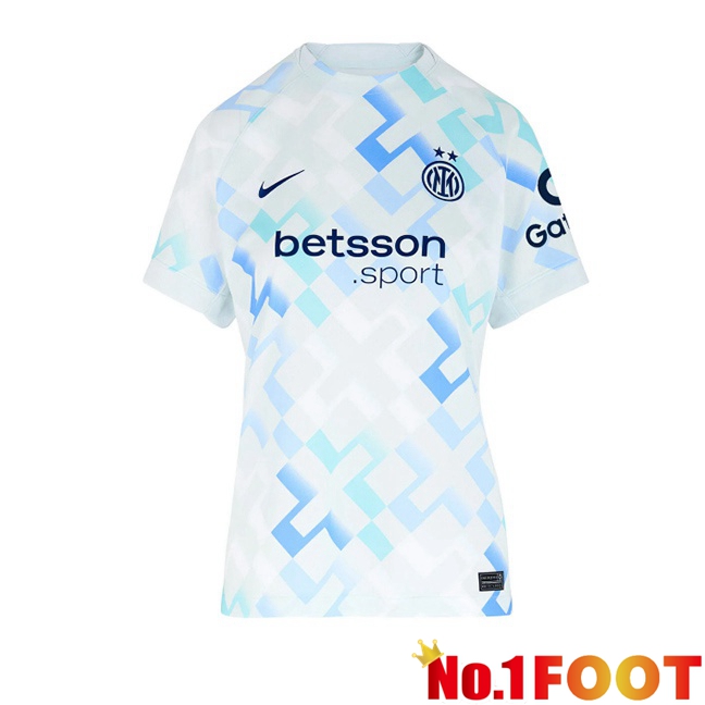 Soccer Jersey Inter Milan Women Away White Blue 2025/2026