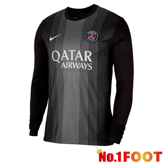 Soccer Jersey Paris PSG Goalkeeper Long sleeve Black 2025/2026