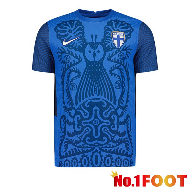 Soccer Jersey Finland Away Blue 2025/2026