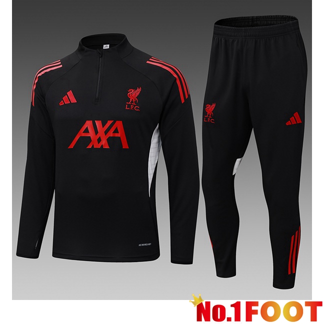 kit Training Tracksuit FC Liverpool Kids Black 2025/2026