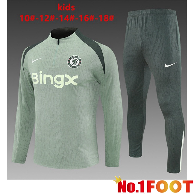 kit Training Tracksuit FC Chelsea Kids Green 2025/2026