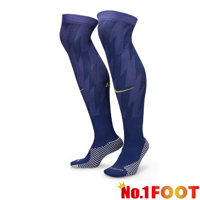 Soccer Socks Atletico Madrid Away Blue Royal 2025/2026