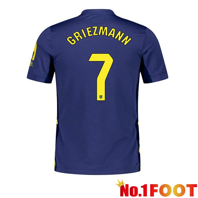 Soccer Jersey Atletico Madrid (GRIEZMANN 7) Away Blue Royal 2025/2026