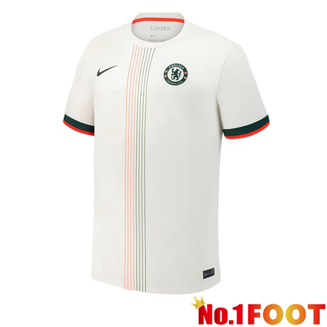 Soccer Jersey FC Chelsea Away White 2025/2026