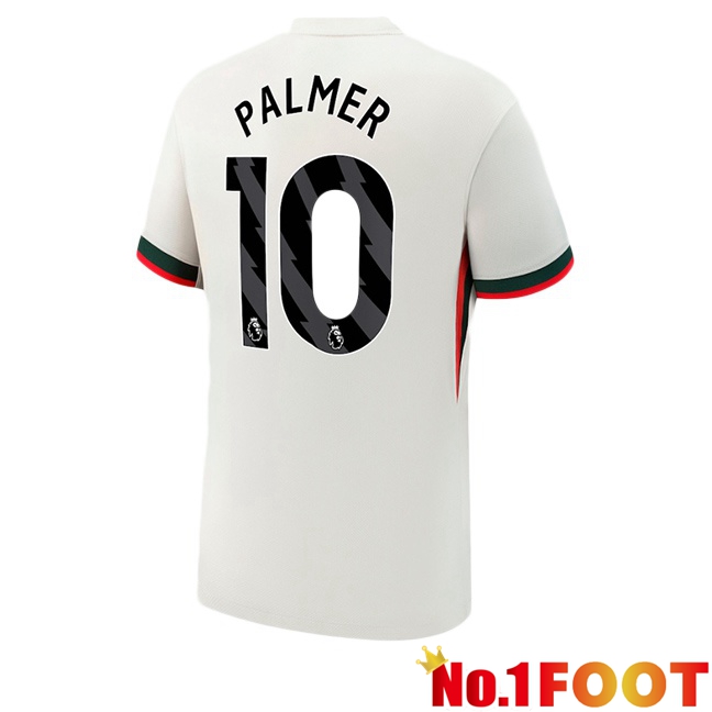 Soccer Jersey FC Chelsea (Palmer 10) Away White 2025/2026