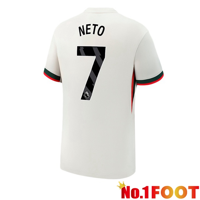 Soccer Jersey FC Chelsea (Neto 7) Away White 2025/2026