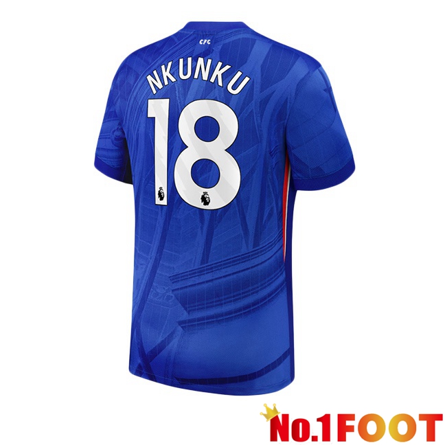 Soccer Jersey FC Chelsea (Nkunku 18) Home Blue 2025/2026