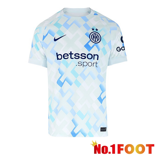 Soccer Jersey Inter Milan Away White Blue 2025/2026