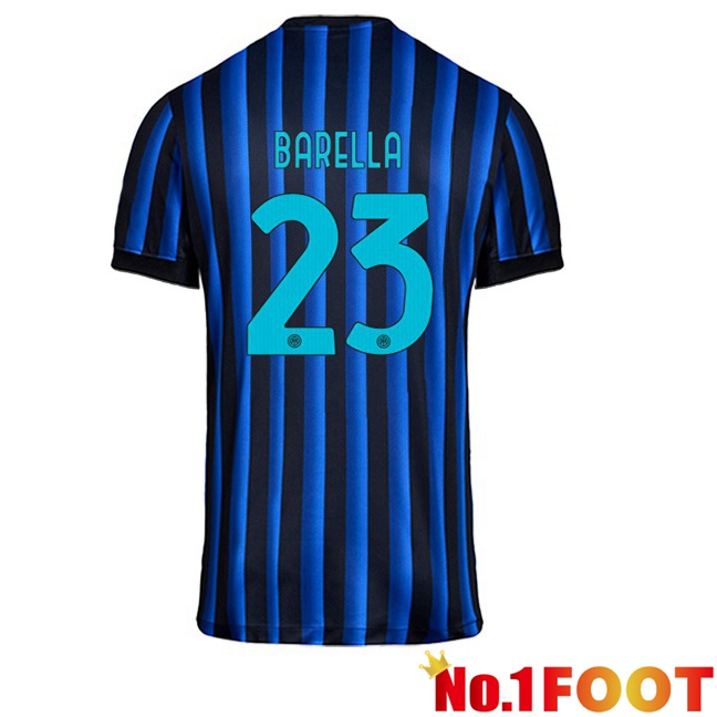 Soccer Jersey Inter Milan (BARELLA 23) Home Blue Black 2025/2026