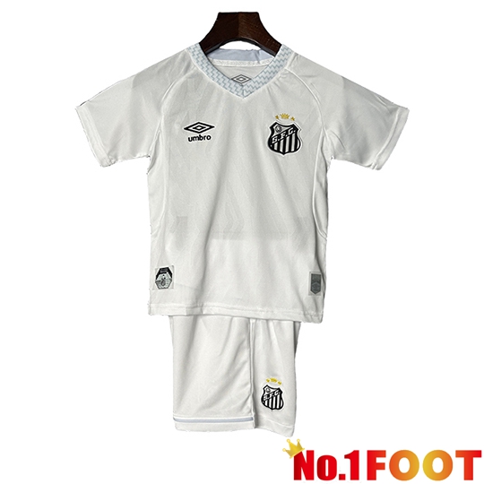 Soccer Jersey Santos FC Kids Home 2025/2026