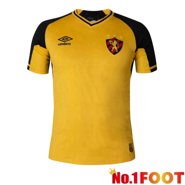Soccer Jersey Sport Recife Away Yellow 2025/2026