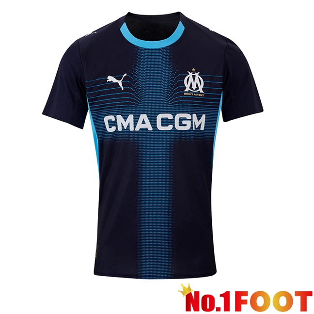 Marseille OM Away Soccer Jersey Blue Royal 2025/2026