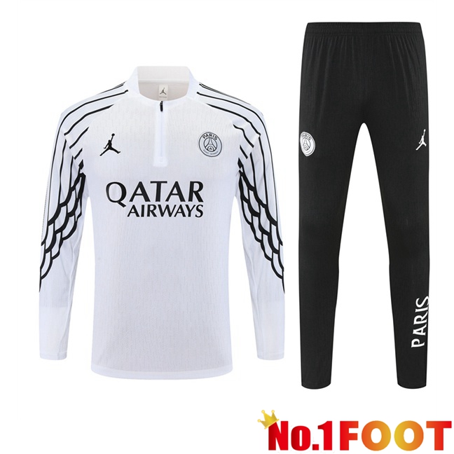 Jordan Paris PSG kit Training Tracksuit White 2025/2026