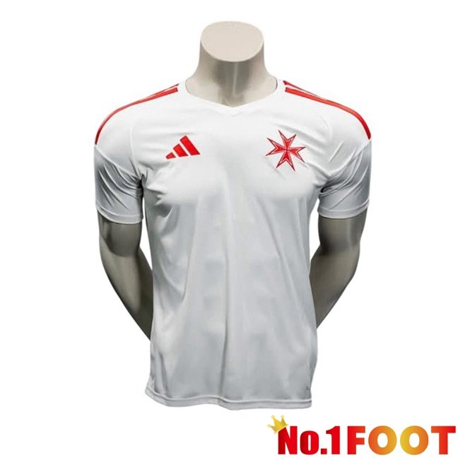 Malta Away Soccer Jersey White 2026/2027